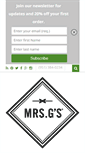 Mobile Screenshot of mrsgsjellies.com